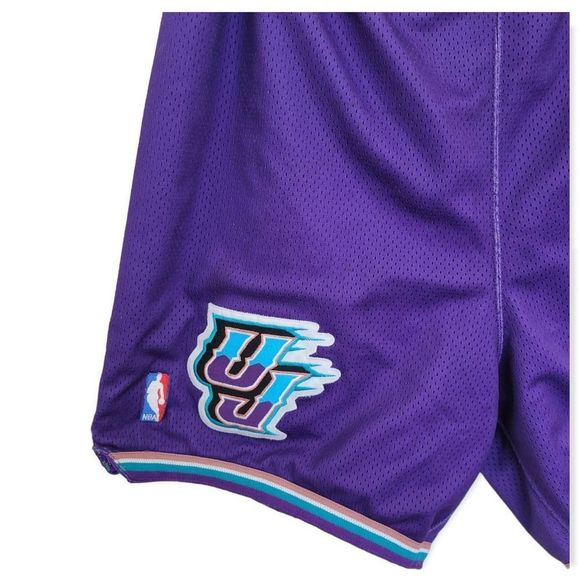 NBA Reebok Team Issued Apparel Utah Jazz Pro Cut Purple 2002-2003 Sz 46 - Picture 5 of 8